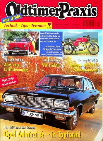 Deckblatt Oldtimer Praxis (02/1998)